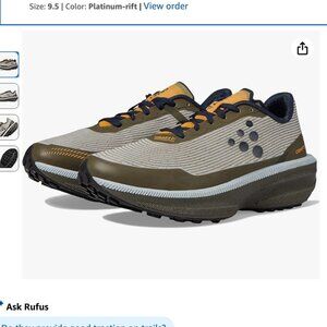 Craft Men's Endurance Trail Running Sneaker (Mens size 9.5)